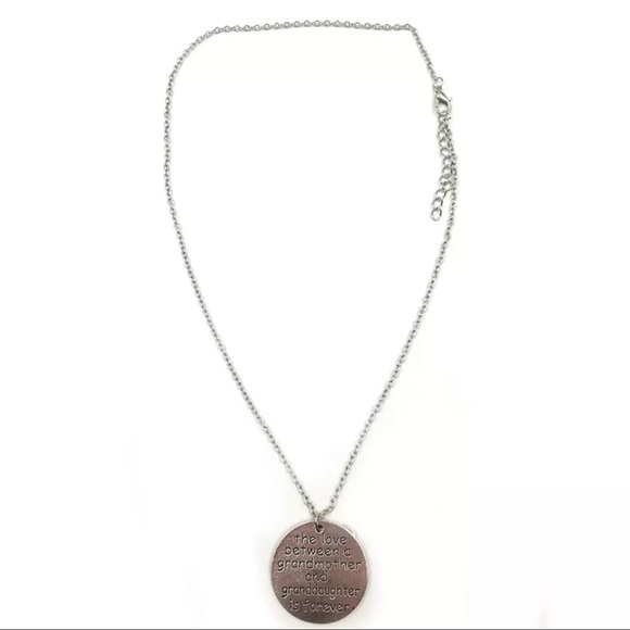 Grandmother Granddaughter Double Heart Necklace - Picture 5 of 6